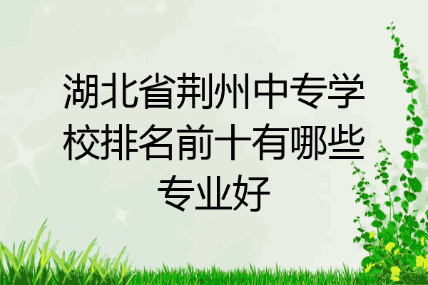 湖北省荆州中专学校排名前十有哪些专业好
