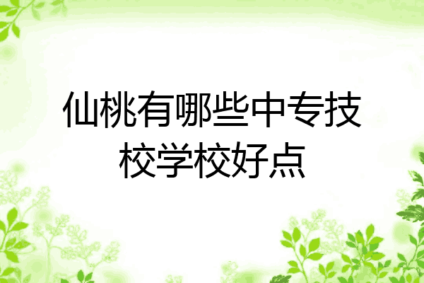 仙桃有哪些中专技校学校好点