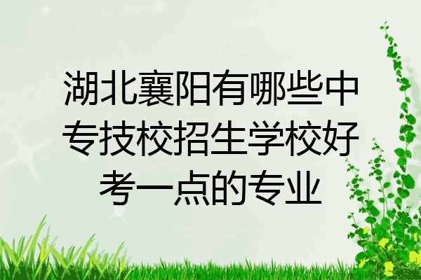 湖北襄阳有哪些中专技校招生学校好考一点的专业