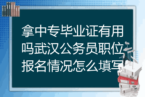 拿中专毕业证有用吗武汉公务员职位报名情况怎么填写