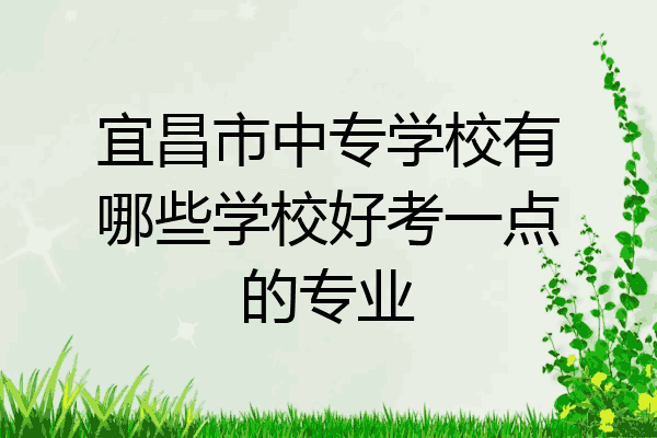 宜昌市中专学校有哪些学校好考一点的专业