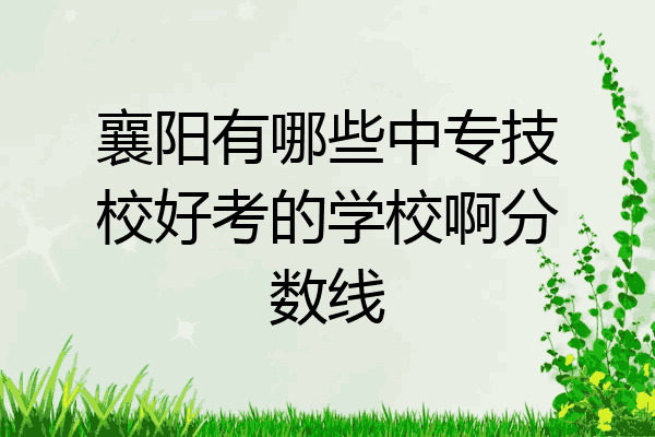 襄阳有哪些中专技校好考的学校啊分数线