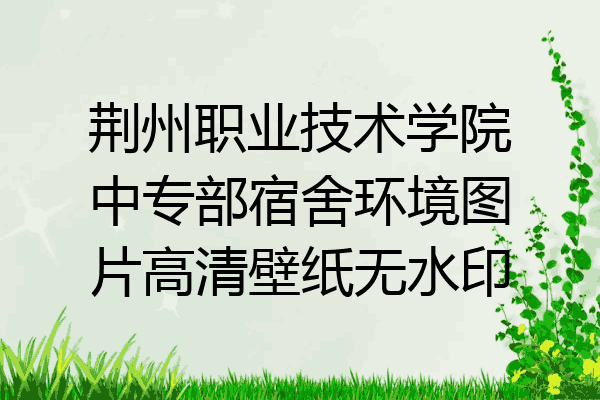 荆州职业技术学院中专部宿舍环境图片高清壁纸无水印
