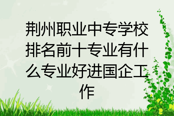 荆州职业中专学校排名前十专业有什么专业好进国企工作