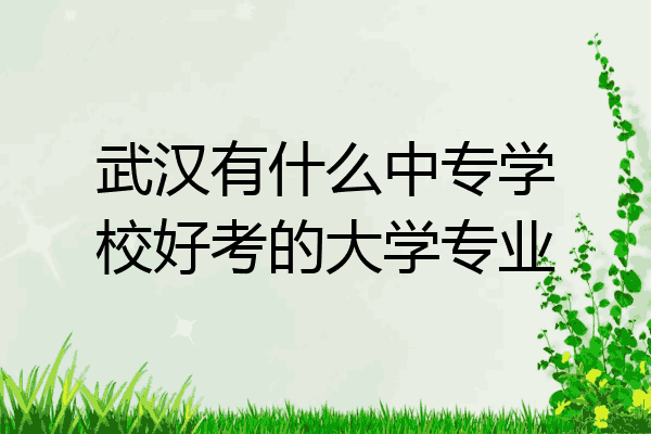 武汉有什么中专学校好考的大学专业