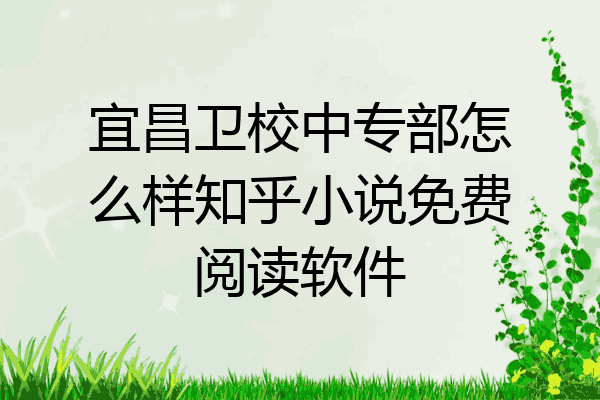 宜昌卫校中专部怎么样知乎小说免费阅读软件