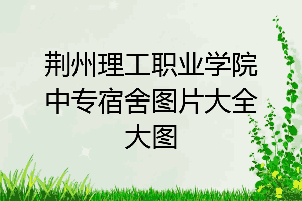 荆州理工职业学院中专宿舍图片大全大图