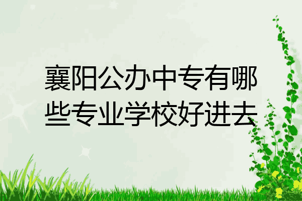 襄阳公办中专有哪些专业学校好进去