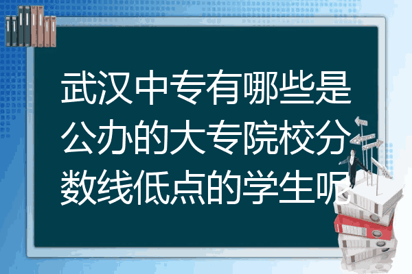武汉中专有哪些是公办的大专院校分数线低点的学生呢