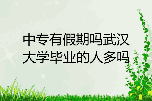 中专有假期吗武汉大学毕业的人多吗