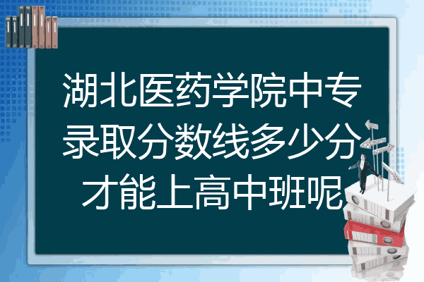 湖北医药学院中专录取分数线多少分才能上高中班呢