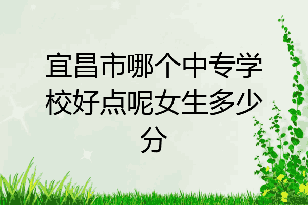 宜昌市哪个中专学校好点呢女生多少分