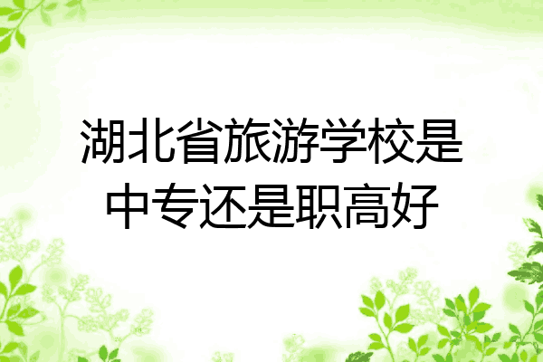 湖北省旅游学校是中专还是职高好