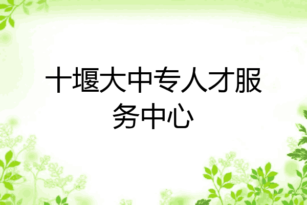十堰大中专人才服务中心