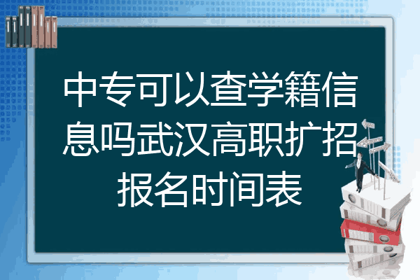 中专可以查学籍信息吗武汉高职扩招报名时间表