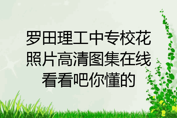 罗田理工中专校花照片高清图集在线看看吧你懂的