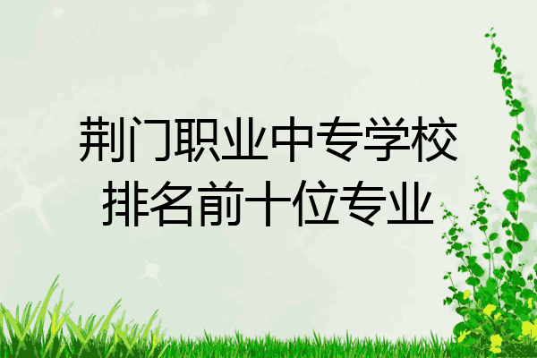 荆门职业中专学校排名前十位专业