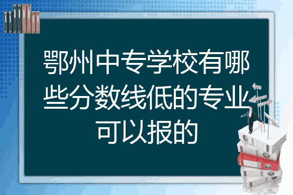 鄂州中专学校有哪些分数线低的专业可以报的