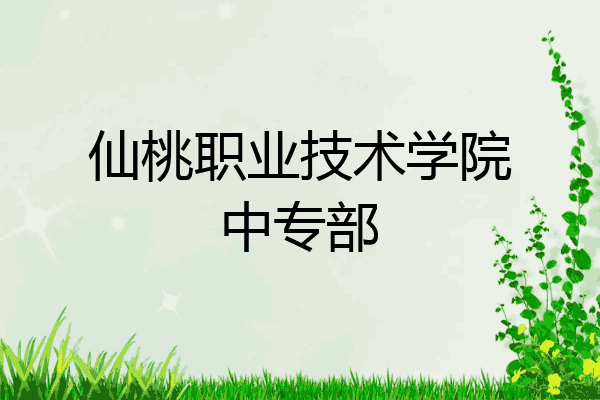 仙桃职业技术学院中专部