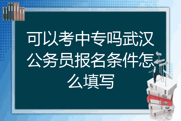 可以考中专吗武汉公务员报名条件怎么填写