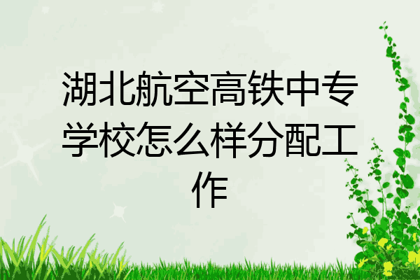 湖北航空高铁中专学校怎么样分配工作