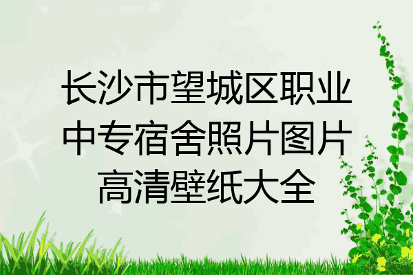 长沙市望城区职业中专宿舍照片图片高清壁纸大全