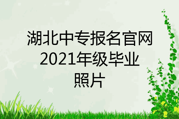 湖北中专报名官网2021年级毕业照片