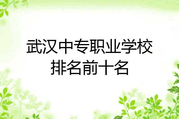 武汉中专职业学校排名前十名