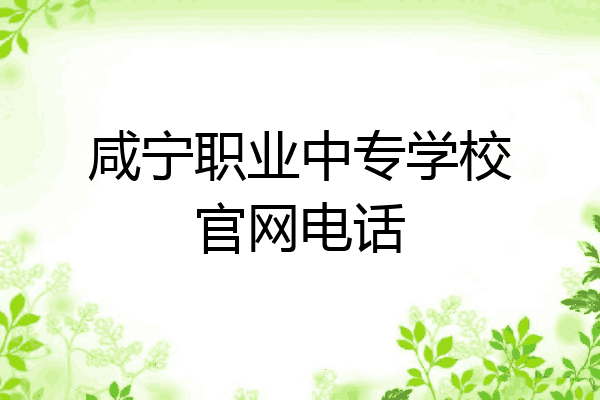咸宁职业中专学校官网电话