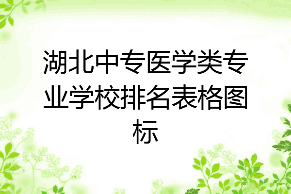 湖北中专医学类专业学校排名表格图标