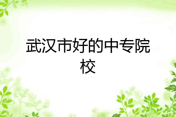 武汉市好的中专院校