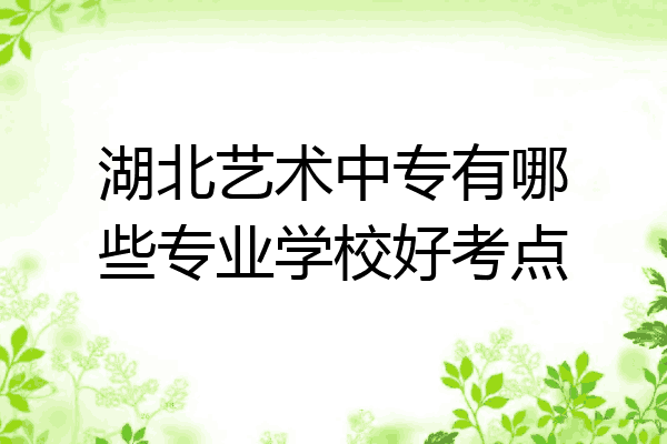 湖北艺术中专有哪些专业学校好考点