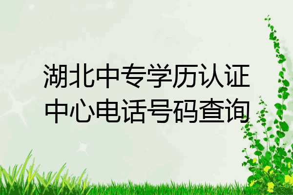 湖北中专学历认证中心电话号码查询