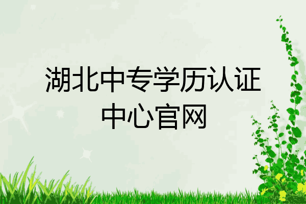 湖北中专学历认证中心官网
