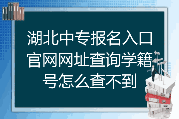 湖北中专报名入口官网网址查询学籍号怎么查不到