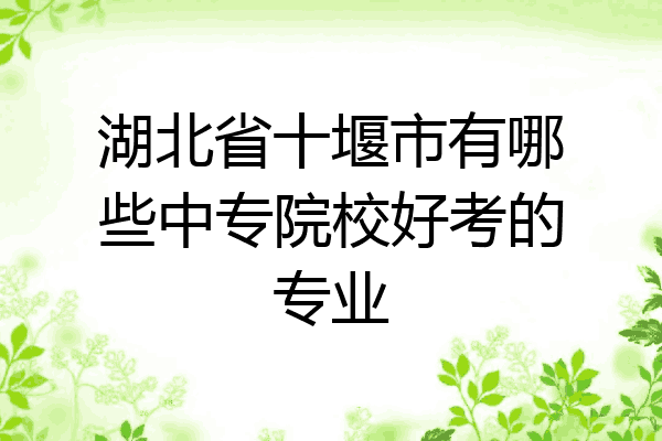 湖北省十堰市有哪些中专院校好考的专业