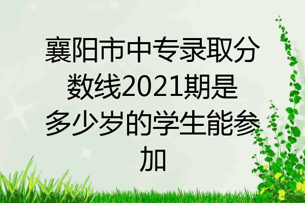 襄阳市中专录取分数线2021期是多少岁的学生能参加
