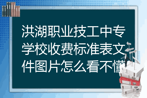洪湖职业技工中专学校收费标准表文件图片怎么看不懂