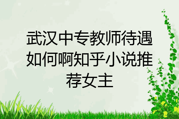武汉中专教师待遇如何啊知乎小说推荐女主