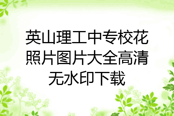 英山理工中专校花照片图片大全高清无水印下载