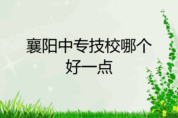 襄阳中专技校哪个好一点