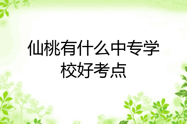 仙桃有什么中专学校好考点