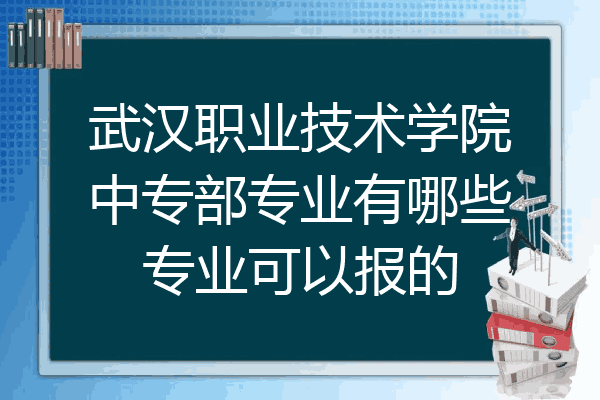 武汉职业技术学院中专部专业有哪些专业可以报的