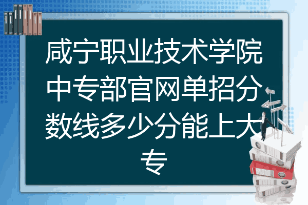 咸宁职业技术学院中专部官网单招分数线多少分能上大专