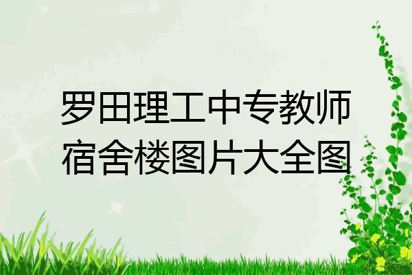 罗田理工中专教师宿舍楼图片大全图