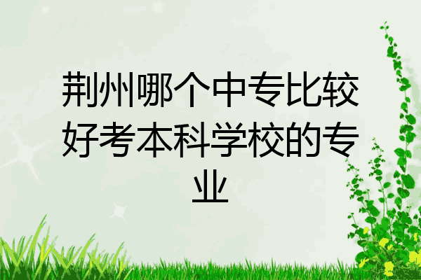 荆州哪个中专比较好考本科学校的专业