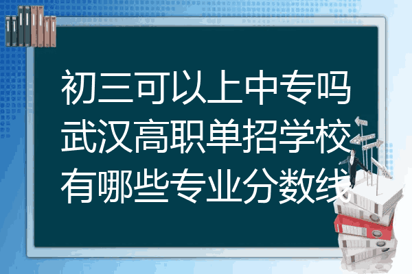 初三可以上中专吗武汉高职单招学校有哪些专业分数线