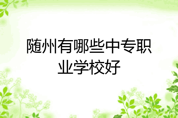 随州有哪些中专职业学校好