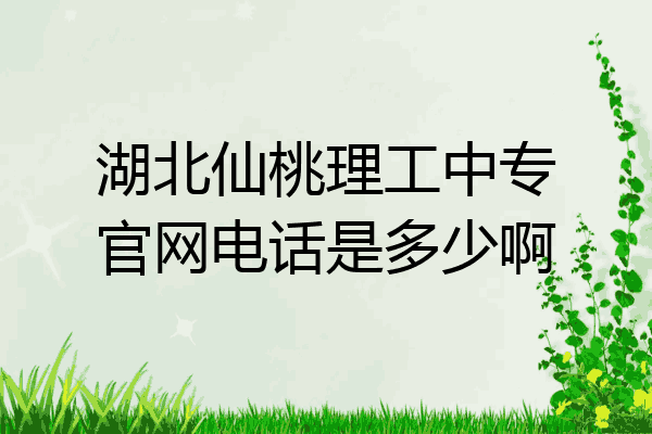 湖北仙桃理工中专官网电话是多少啊