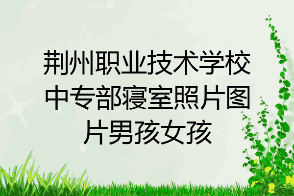 荆州职业技术学校中专部寝室照片图片男孩女孩